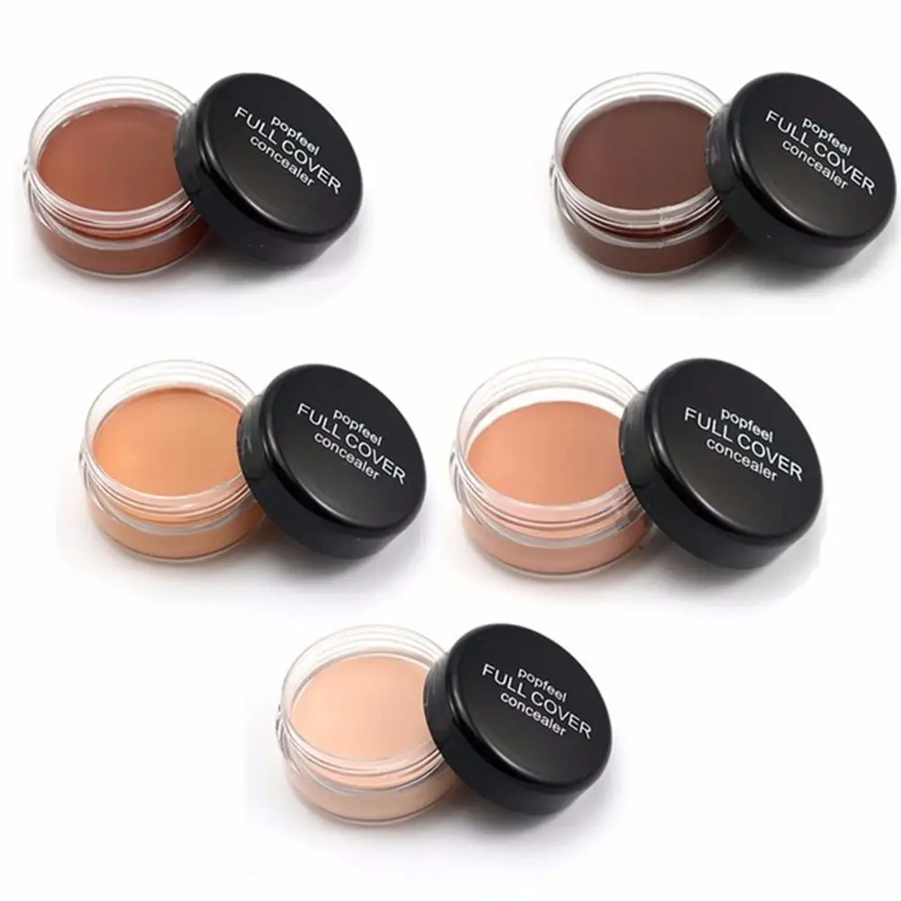 Natural Professional Contouring Cream Oil Control Hide Blemish Full Cover Face Concealer Primer Cosmetic Base Foundation Cream