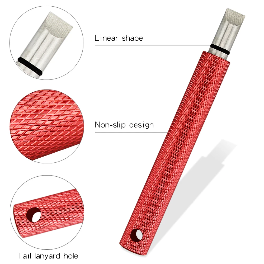 Strumento per affilare la scanalatura della mazza da Golf 5 colori affilacoltelli per scanalature da Golf Wedge Club U V tipo strumento per la