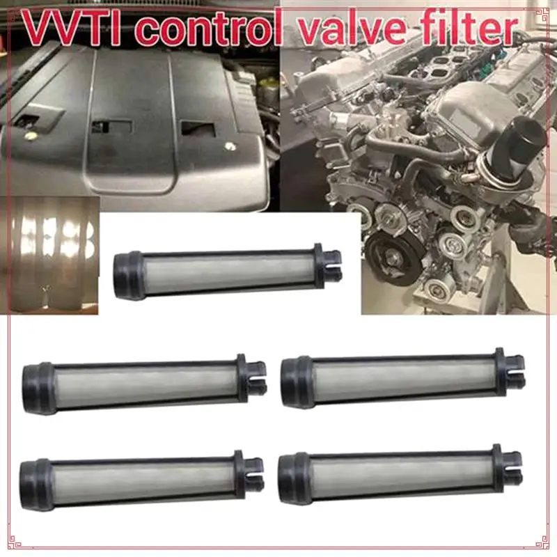 

5 PCS Engine Oil Control Valve Filter 15678-31010 Black Car Accessories For Toyota FJ Cruiser Tacoma