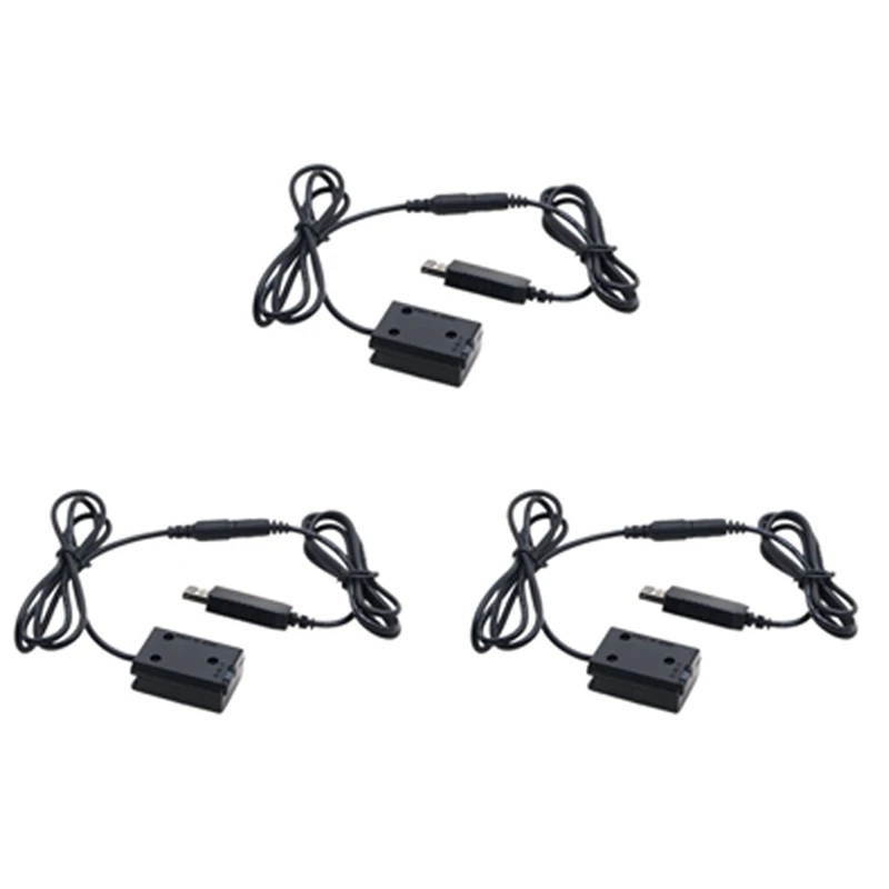 5X Np-Fw50 Dummy Battery W/Dc Power Bank (5V 2A) USB Adapter For Sony A7R, A7, A7S, A7S Ii, A5000, A5100, A6000, A6500