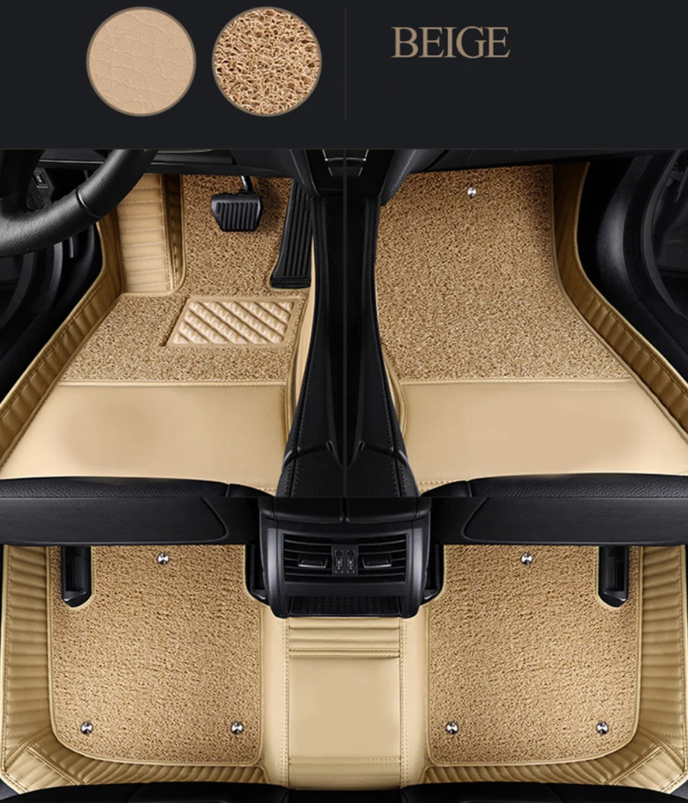 

Custom special car floor mats for Audi Q4 e-tron 2026-2022 good quality rugs waterproof double layers carpets for Q4 2024
