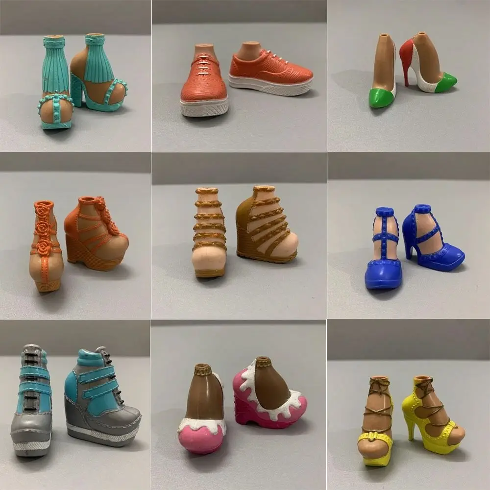

Casual 1/6 Doll Skate Shoes Mini DIY Accessories Figure Doll Sandals Plastic Super Model Female Doll Boots for 1/6 BJD 30cm Doll