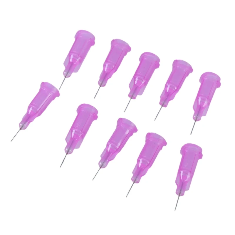 Seringues liquides précision droites 100 pouces, 1/4 pièces, distributeur pointes d'aiguilles, utilisation facile