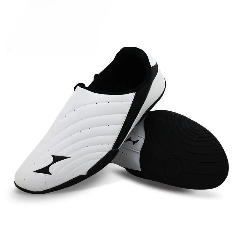 2023 New Men Martial Arts Training Shoes Designer Women Tai Chi White Shoe Soft Sole Taekwondo Wushu Shoes Unisex Size 35-46