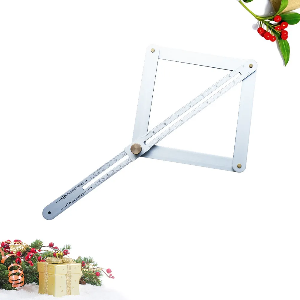 Aluminum Alloy Multi-Function Angle Ruler Combination Square Set for Accurate Wood Metal Measuring Tool Protractor Level Scribe