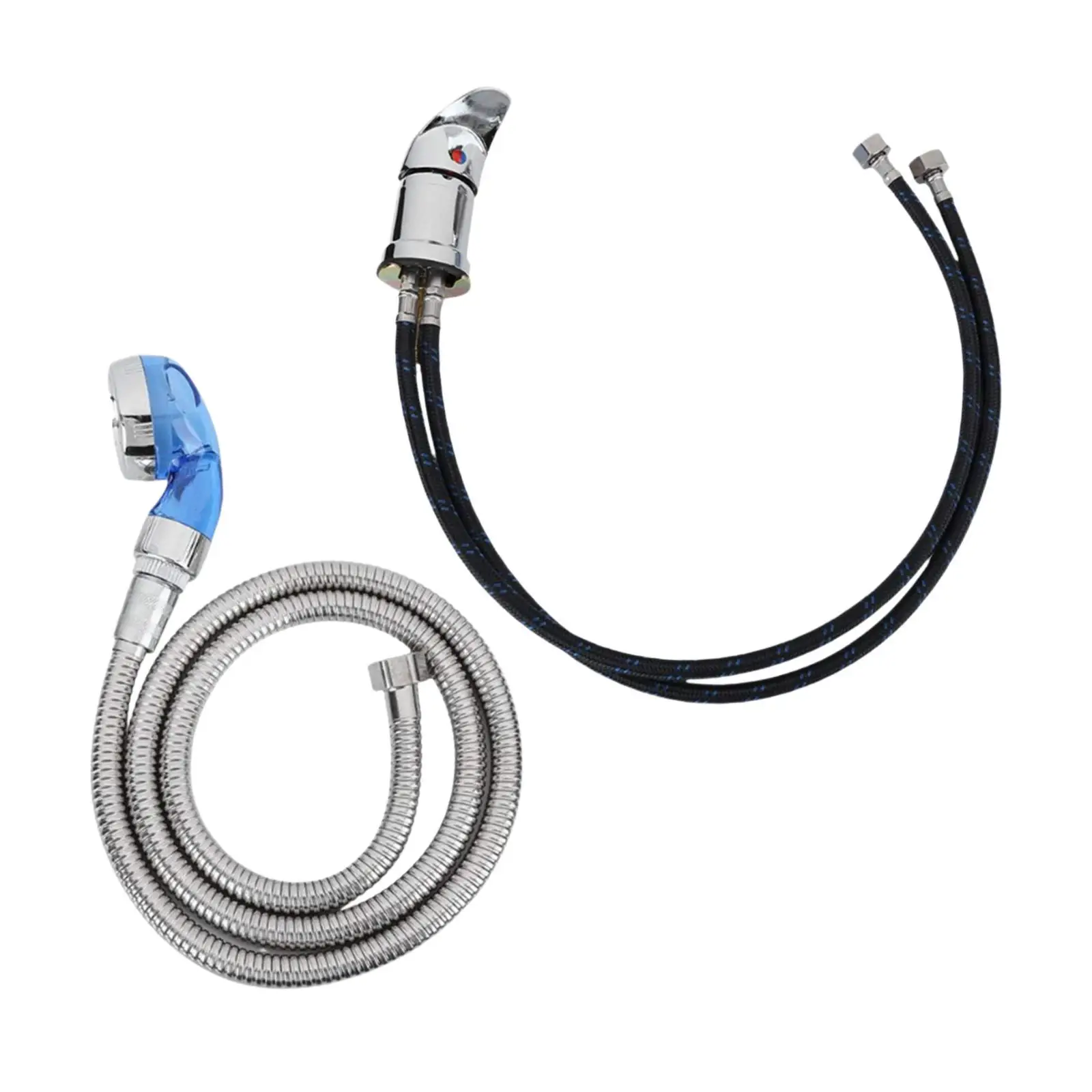 صنبور وعاء حوض الشامبو ومجموعة الرش ملحقات استبدال صمام الخلط الساخن والبارد #3