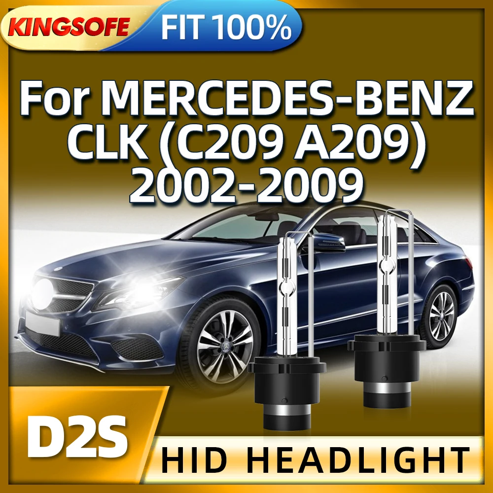 

Roadsun 2PCS NEW 35W D2S Xenon HID Bulb 6000K Lamp For MERCEDES-BENZ CLK C209 A209 2002 2003 2004 2005 2006 2007 2008 2009