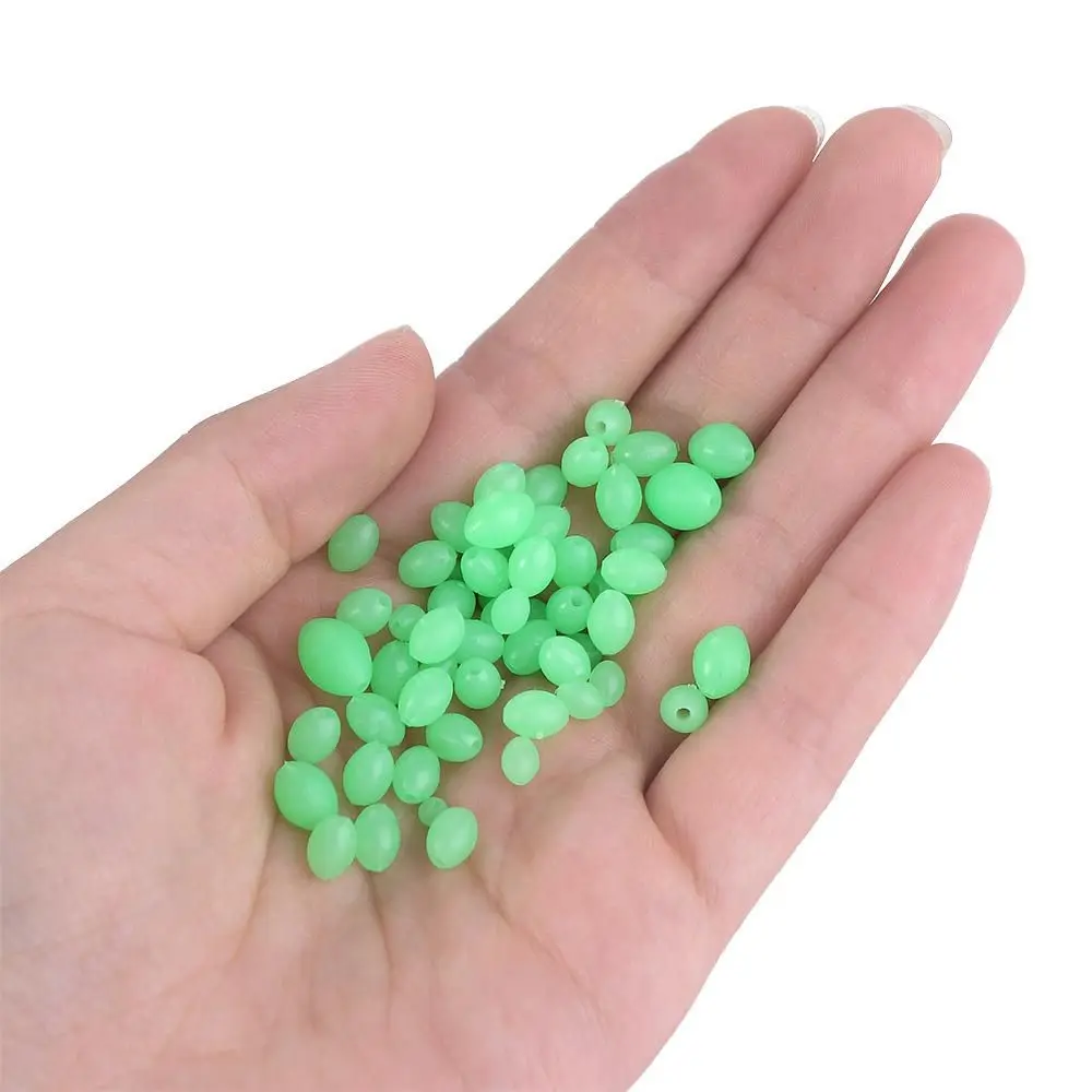 

Glow in Dark Fishing Tackles Fishing Accessories Glowing Sink Beads Fishing Lure Tackle Luminous Fishing Beads Green Beads