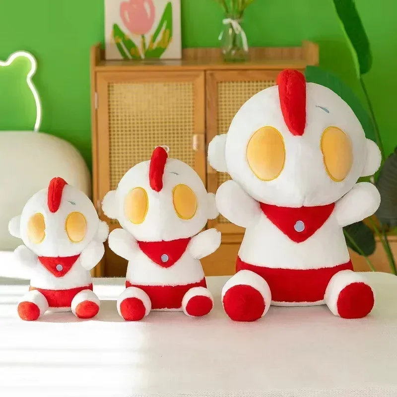 26cm Ultraman Z Soft Toy Kawaii Ultraman Tiga Cute Doll Anime Cartoon Cosplay Kawaii Model for Kids Birthday Christmas Gift