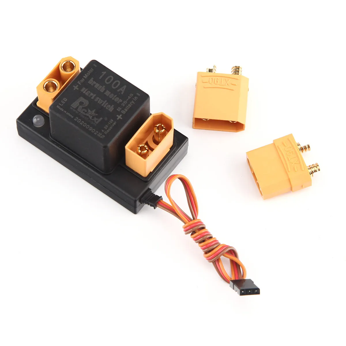 

Rcexl RC Airplane 100A Brush Motor Electronic Switch For EME Starter Above 35cc