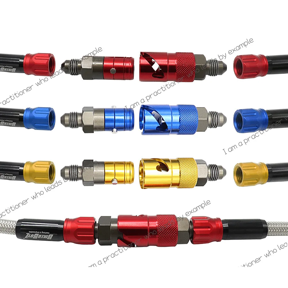 Suku cadang lokomotif kontrol numerik konektor aluminium AN3 adaptor sepeda motor YouTube kit saluran rem