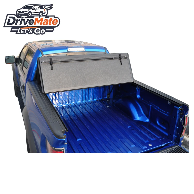 Hard Low Profile TriFold Tonneau Cover Truck Bed Cover Accessories for Chevrolet Silverado 6.5ft Bed 2014 2015 2016 2017 2018 19
