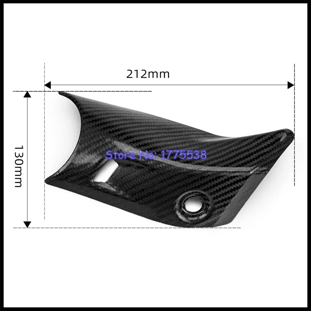 For Kawasaki ZX-25R 2020-2023 ZX-25R SE 2021-2024 Motorcycle Exhaust Muffler Real Carbon Fiber Heat Shield Cover