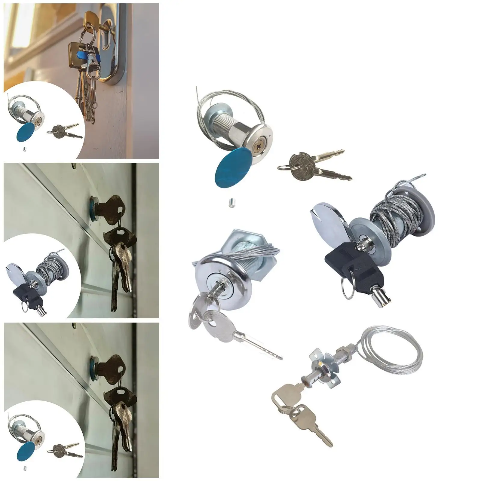 

Аварийный замок для гаражных ворот Премиальный промышленный дверной замок для небольших ворот с ключами