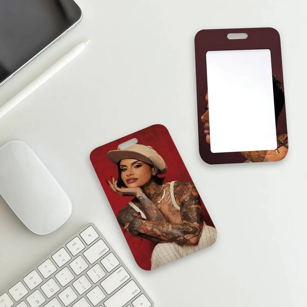 Singer Kehlani-Kehlani Music Card Holder Student Campus Meal Cards Public Transport Subway Cardcase