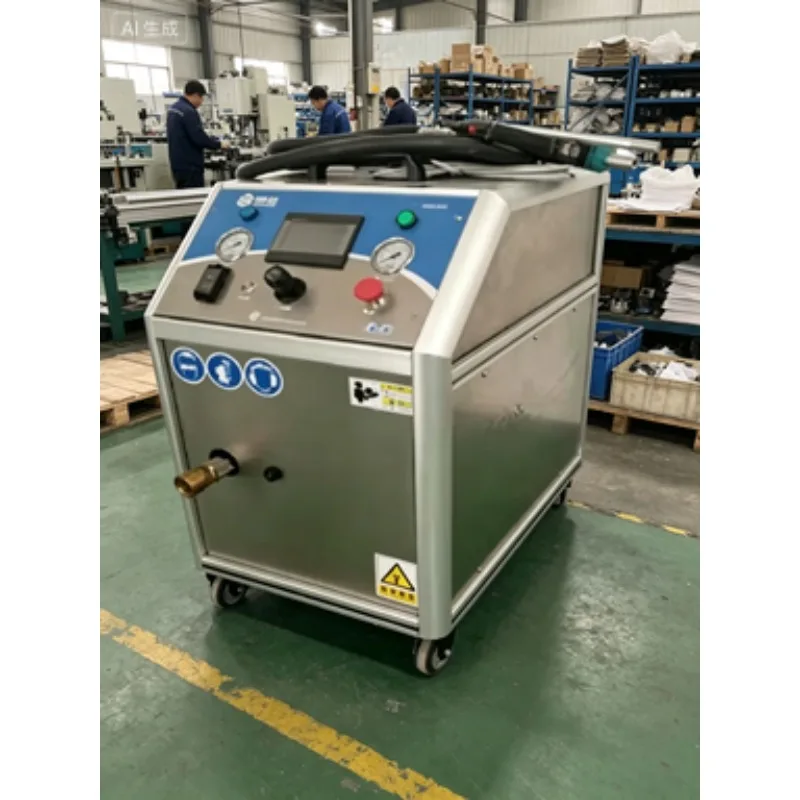 Stainless Steel High-Pressure Dry Ice Blasting Machine Electric Dry Ice Pellet Cleaning New Condition Low Price