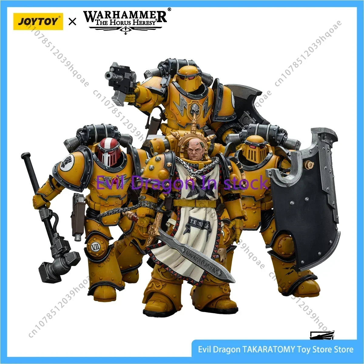 

JOY TOY 40k 1/18 Фигурки Аниме 12 см Императорские кулаки Mklll Breacher Legionaries Коллекция Модель игрушки