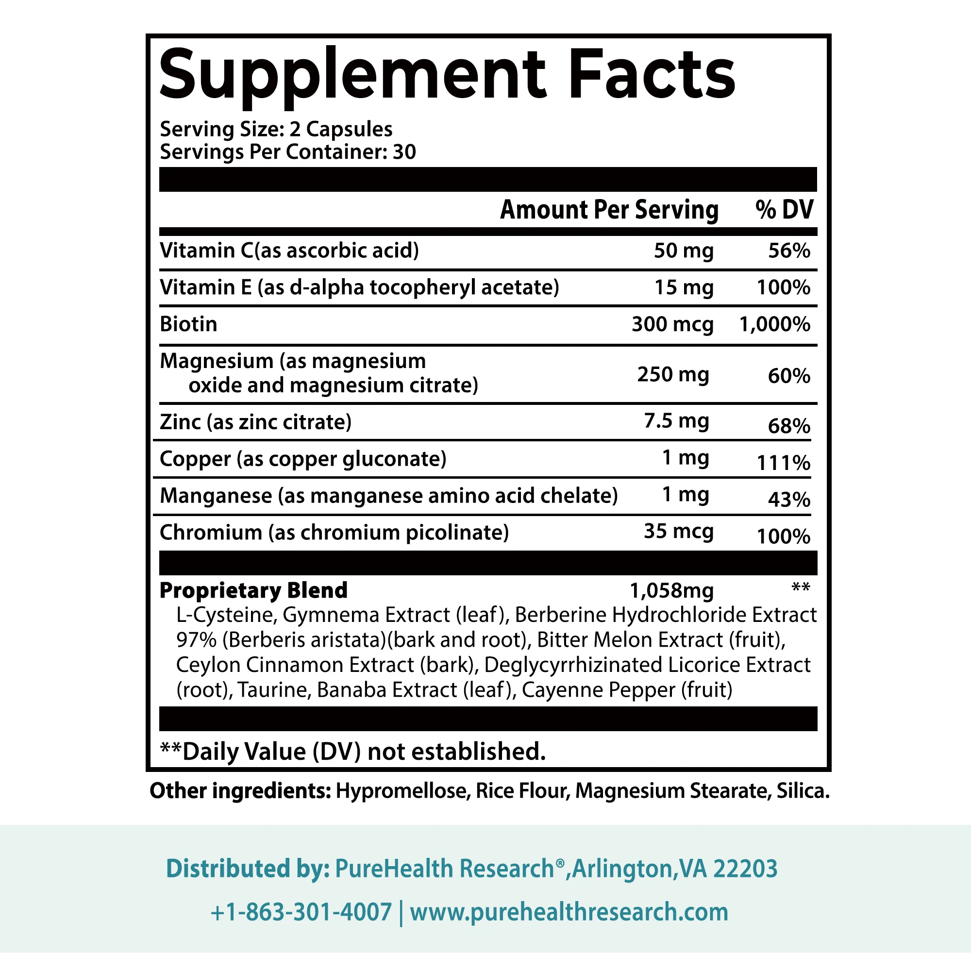 Blood Sugar - Magnesium - Healthy Blood Sugar Levels, Heart Support, Metabolism