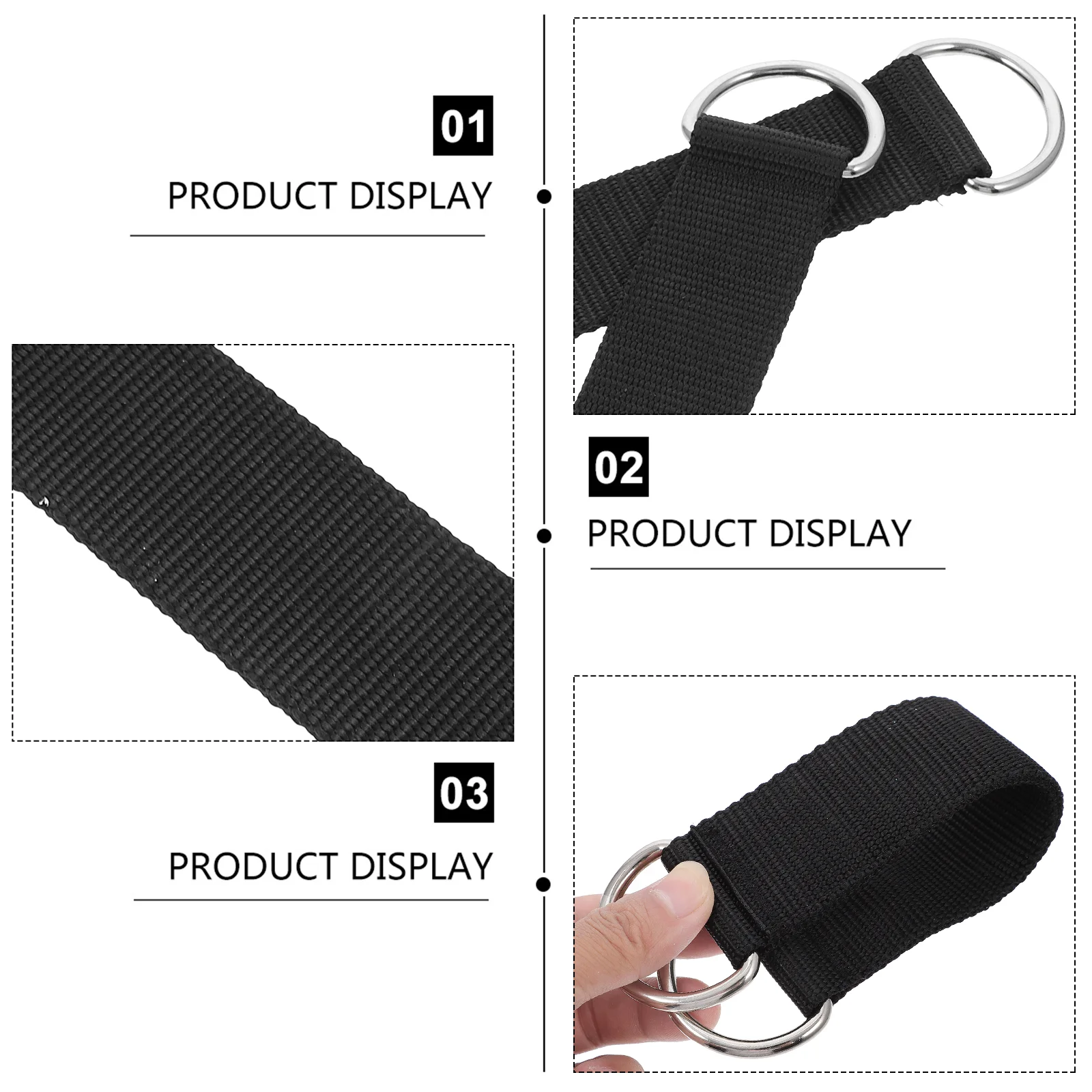2 uds correas de polea colgador de Fitness suministros colgantes accesorios perchas cuerda de suministro