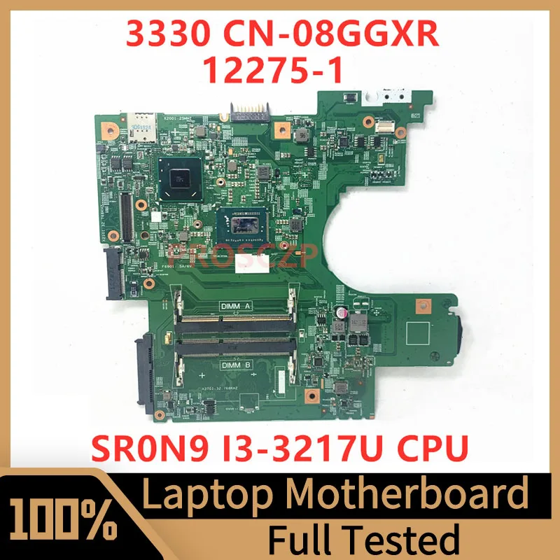 

CN-08GGXR 08GGXR 8GGXR Mainboard For Dell 3330 Laptop Motherboard 12275-1 With SR0N9 I3-3217U CPU SLJ8C 100% Tested Working Well