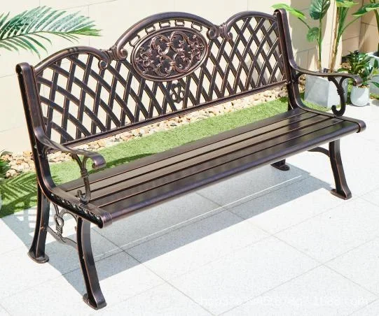 Park chairs, benches, outdoor leisuuare back chairs, die-cast chairs, garden benches, cast aluminum benches, garden