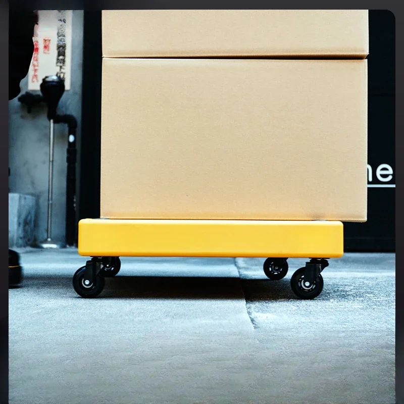 resin truck, convenient storage and assembly, folding tool cart, mobile car silent trolley