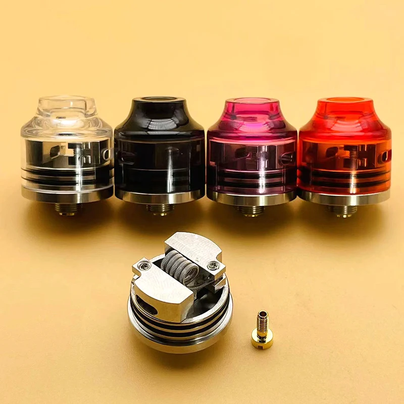 DSX WASP Nano RDA Mini 22mm Atomizer 316ss Single Coil Rebuildable Vape Tank With BF Squonk Pin vs Dead Rabbit RDA