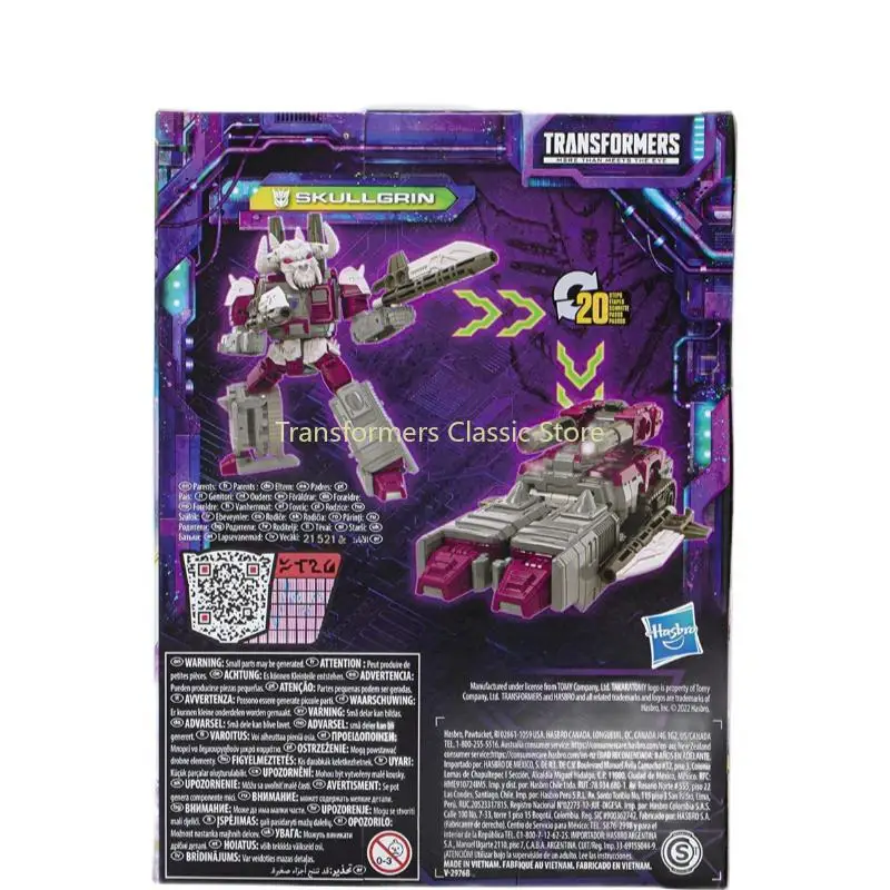 Takara Tomy-figuras de acción de Transformers, juguetes clásicos, Legacy Deluxe, clase 12CM, Skullgrin Cybertron, Autobots, coleccionables, en Stock