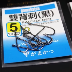 30pcs Baitholder Fishhook Size #1/0-#14 Carp Fishing Hooks Jig Big Barbed Hook High carbon steel salt hooks hook