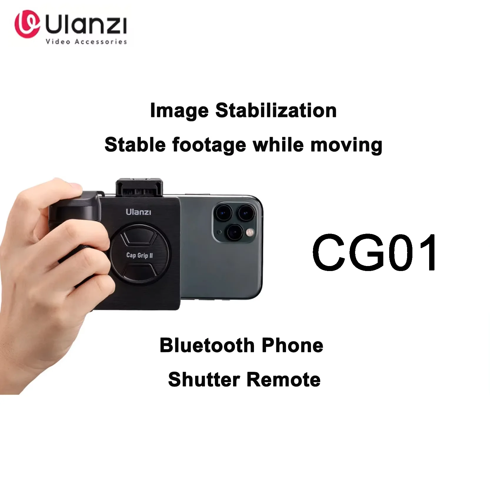 

Original Youlanzi CG01 Bluetooth Phone Component Camera Stabilizer Anti-Jitter Balance Support Handheld Practical Selfie Stick