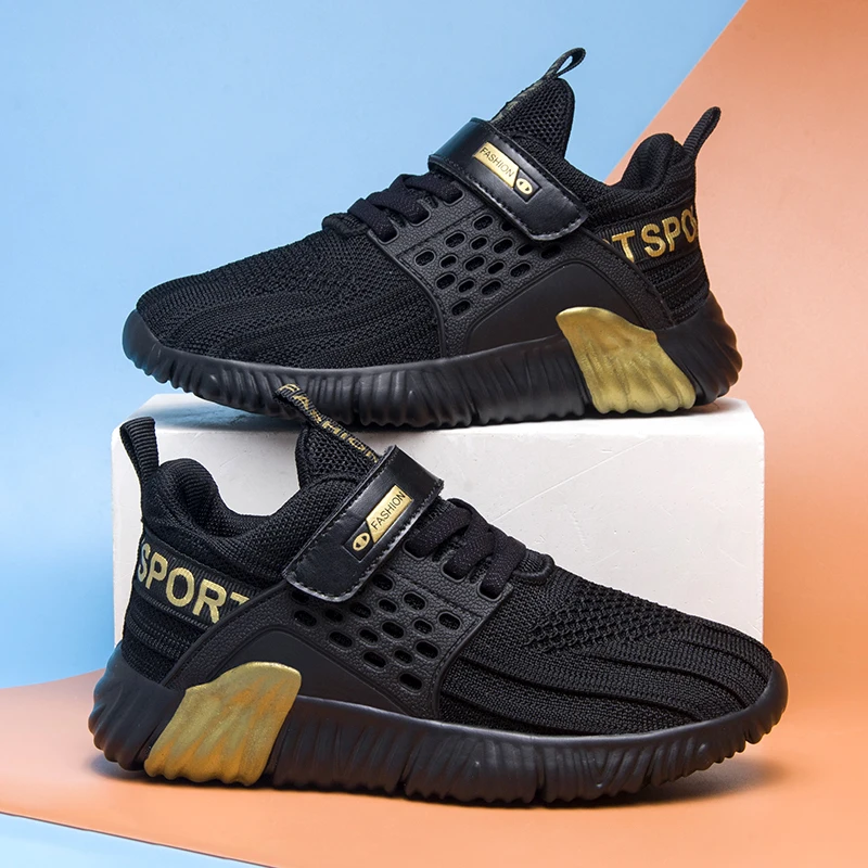 

Детские кроссовки 2026 для мальчиков, повседневная обувь, сетчатые, нескользящие, модные, весна