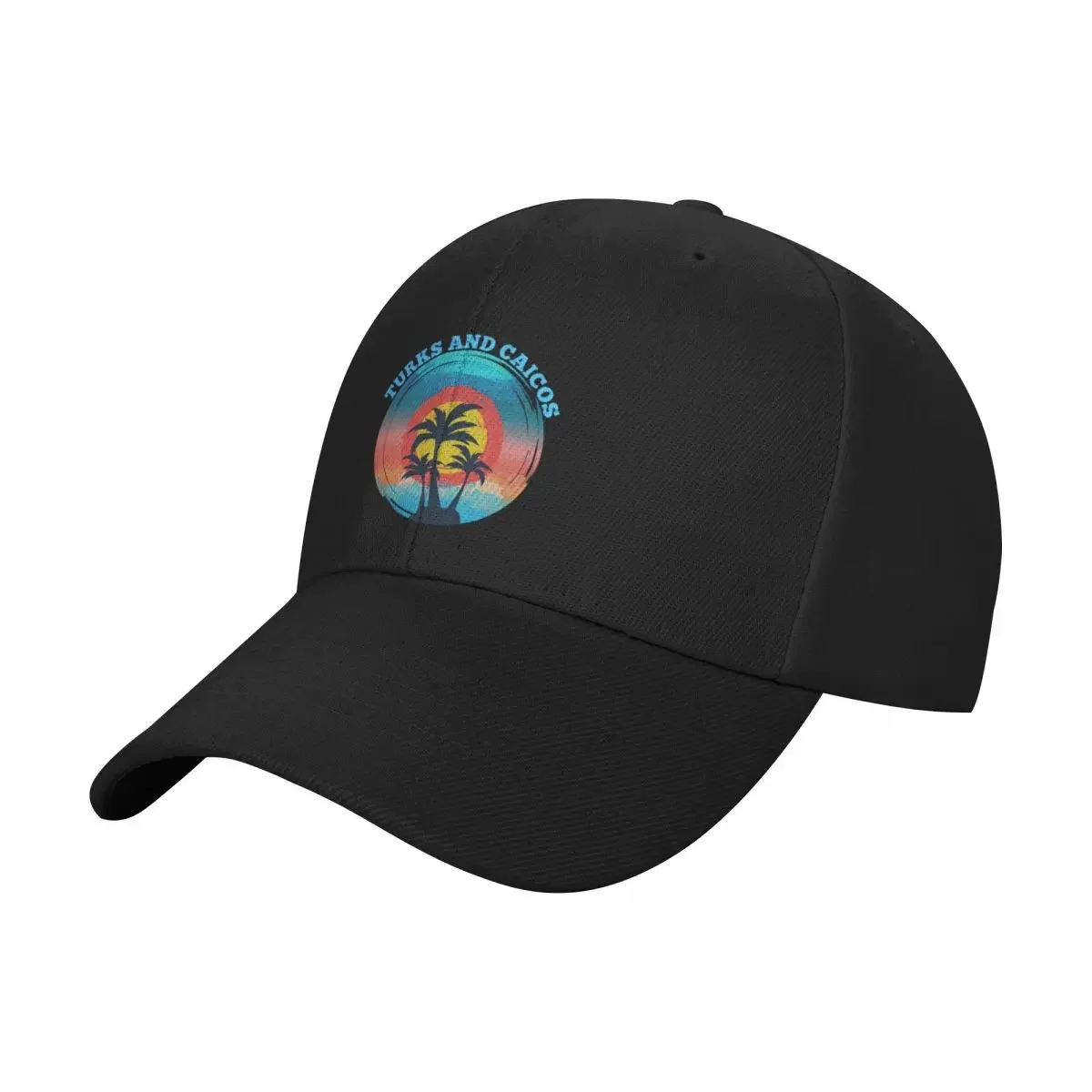 Retro Turks and Caicos Sunset Souvenir Baseball Cap winter hats for men Hood Streetwear Women Beach Fashion Men's