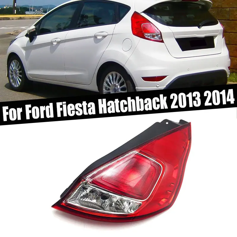 

Car Accessories For Ford Fiesta Hatchback 2013 2014 Rear Tail Light Cover Turning Signal Brake Lamp Warning Bumper Light Cover