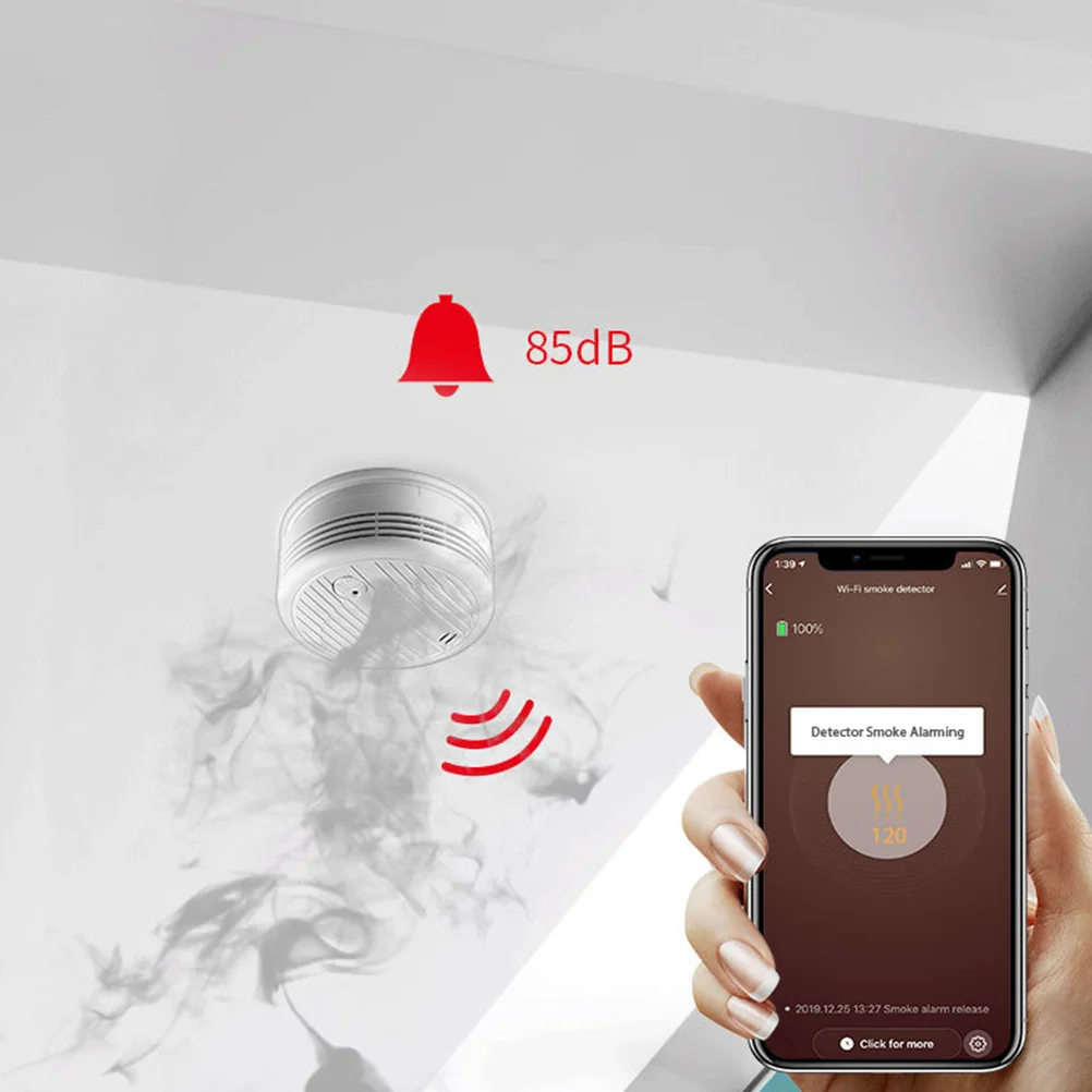 

Home Security Alarm Gas Leak Tester High Sensitivity Temperature Compensation 24H Monitoring For