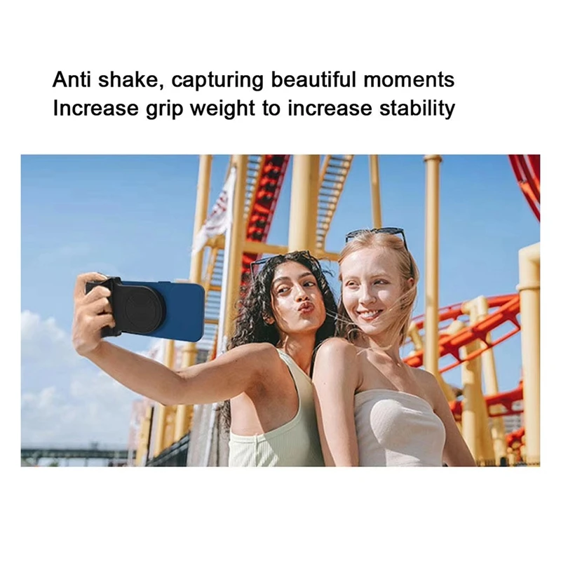 Magnetic Wireless Phone Camera Grip Handle Holder Bluetooth Handle Grip Holder Vertical Horizontal Selfie For Phone