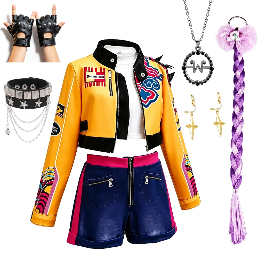 Koreanische Kinderkleidung 2026 3D-Druck 3-teiliges Rollenspiel Musik-Performance-Kostüm Tanzkostüm Kinder-Sänger-Cosplay Team-Uniform – Detail 9