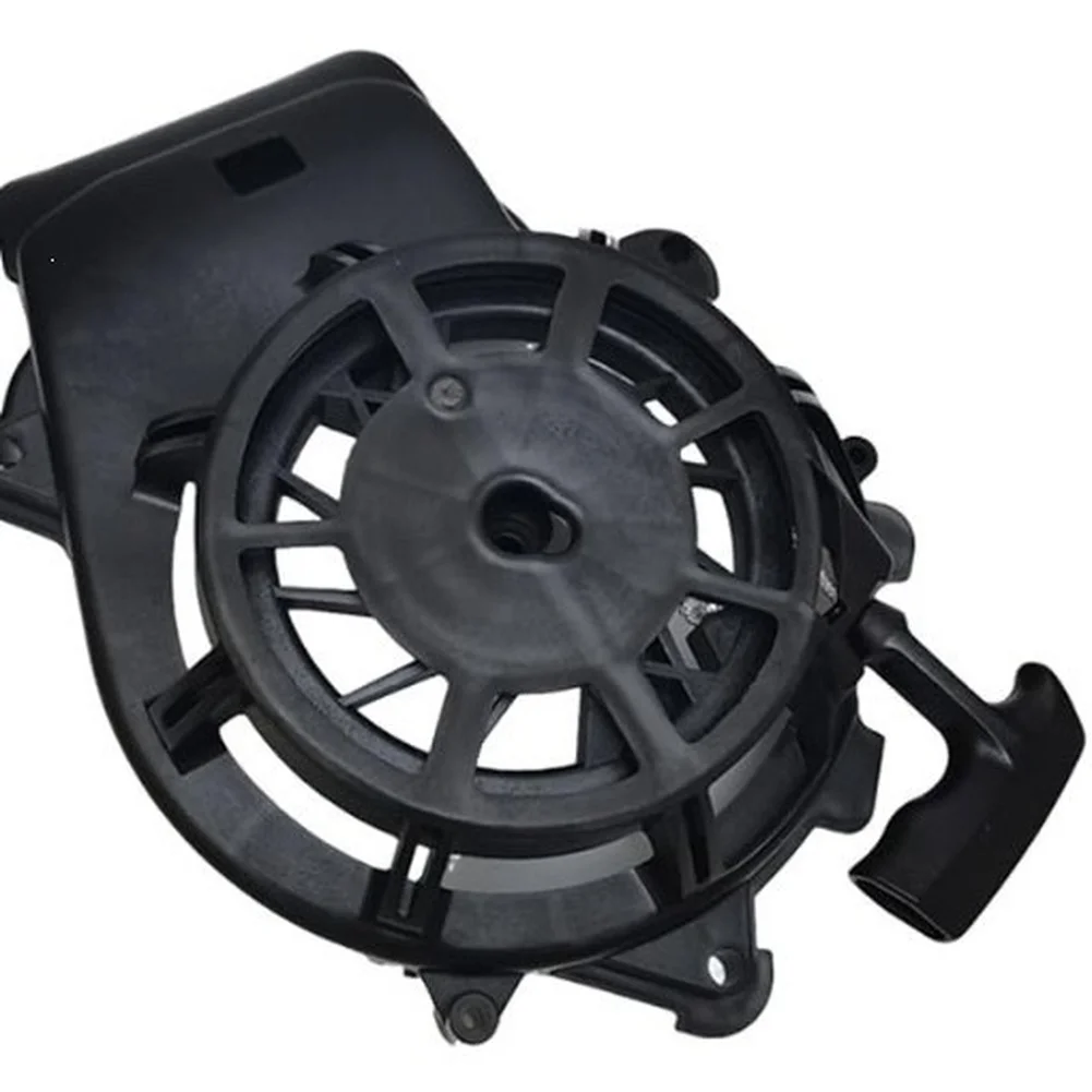 Pull Start Recoil Starter Replacement Part For 850E Series 190CC Lawn Mower Engine Black Easy Installation Reliable Ignition Too