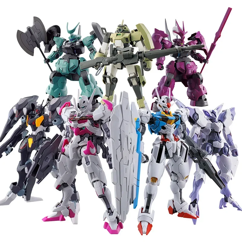 Spot Direct Delivery Bandai Original GUNDAM Anime Model HG THE WITCH FROM MERCURY Action Figure Assembly Model Toys For Kids