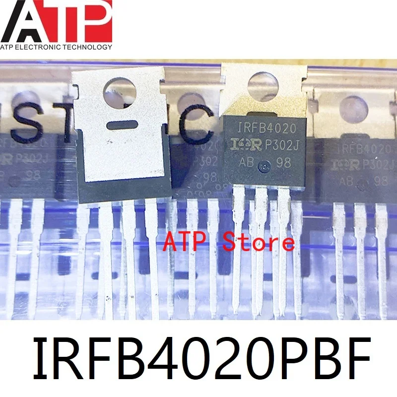 10-50PCS New Original IRFB4020PBF IRFB4020 TO-220 MOSFET Transistor N-CH 200V 18A TO220AB