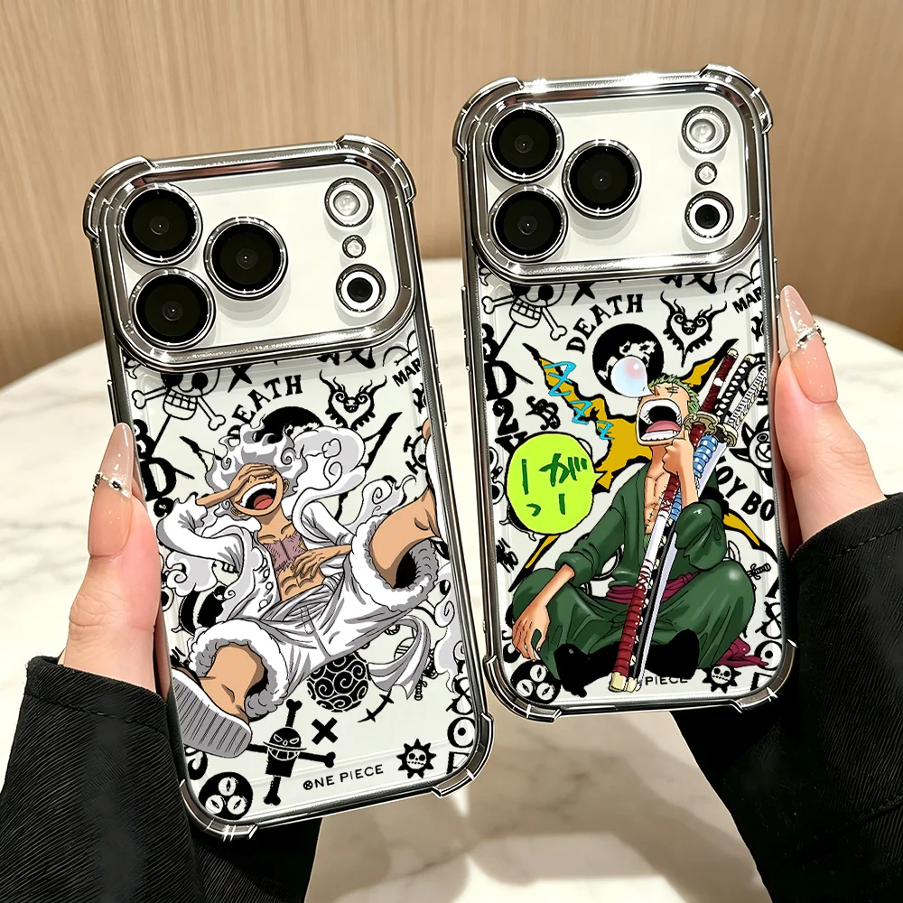 Plating Phone Case For Samsung A37 A57 A07 A36 A16 A06 A35 A55 A15 A54 A34 A24 A14 A05 A04 4G 5G Cool Goku Anime Dragons Balls