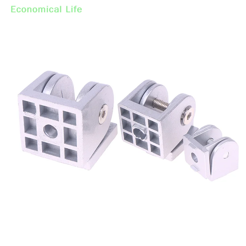 1PCS 2020/3030/4040 Zinc Alloy/Aluminum Profile Living Hinge Fittings Right Angle Flexible Pivot Joint Connector