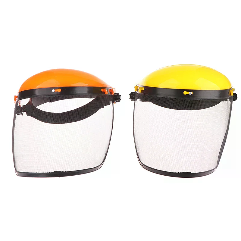 

For Forestry Garden Grass Trimmer Safety Helmet Hat with Full Face Mesh Visor Logging Brush Cutter Protection