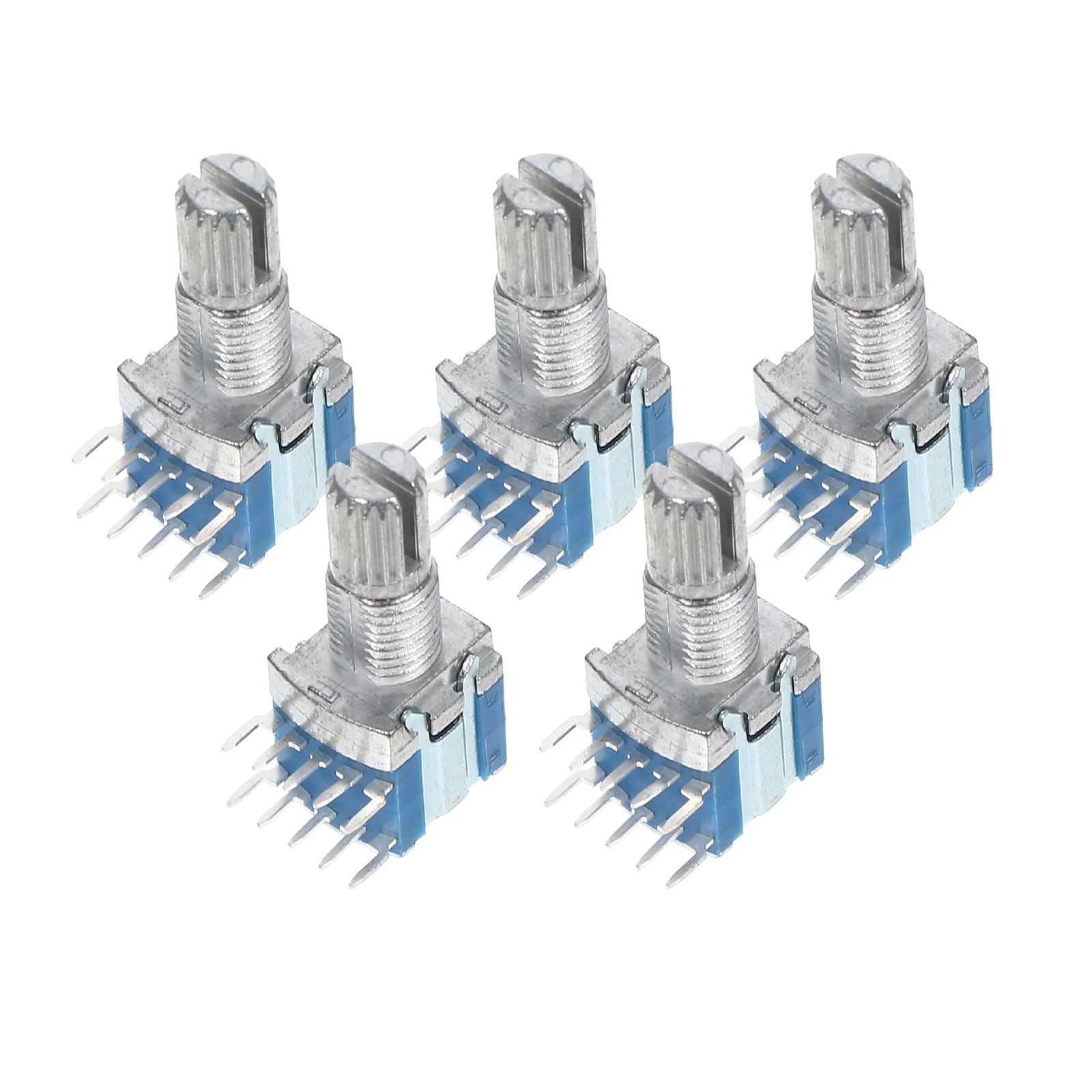 

5pcs Multi-position Rotary Switch RS1010 Metal Encoder Miniature Device Precision Compact Zinc Alloy Copper Digital