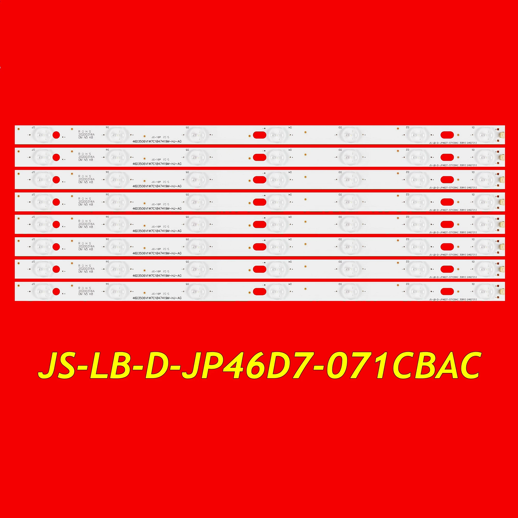 LED TV Backlight Strip, LED46C36, RF-AI460B32-0701S-01, JS-LB-JP46D7-071CBAC