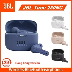 JBL Tune 230NC TWS Wireless Bluetooth Headset, Desporto, Jogo, Baixo, Canhão com Microfone, Versão Hong Kong