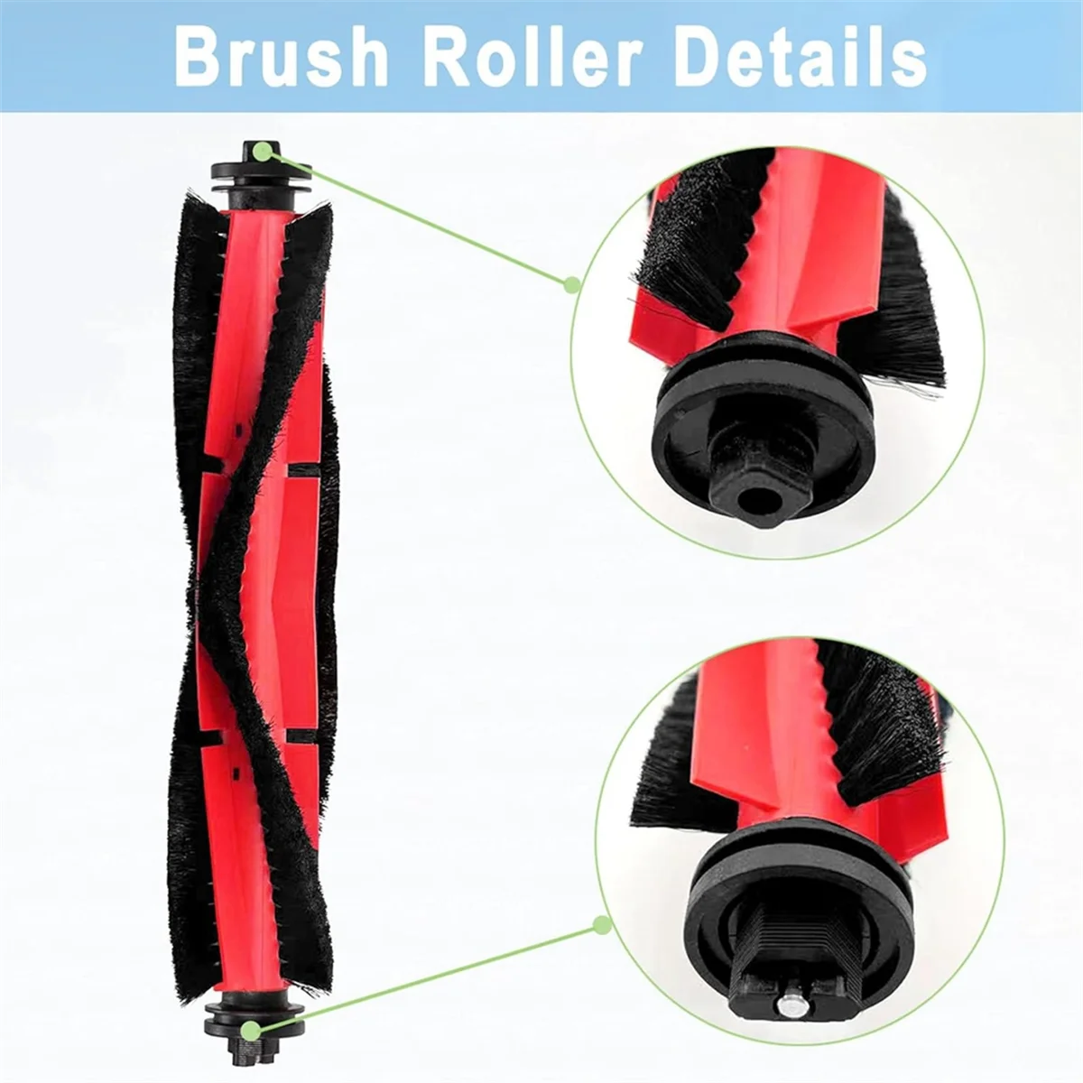 Bagian pengganti untuk Roborock Q5 Q5 + Q5 Plus Robot penyedot debu sikat sisi utama filter Hepa kantong debu