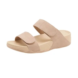 2024 Summer Sandals Women's Lightweight Sports Style Fashion Nylon Buckle Comfortable Rubber Band Thick Sole Sandals Slippers