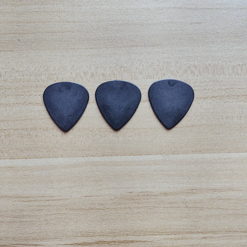 Delrin-Guitar Picks without Logo, Black, Yellow, White Color, No Logo, High Quality, 100Pcs