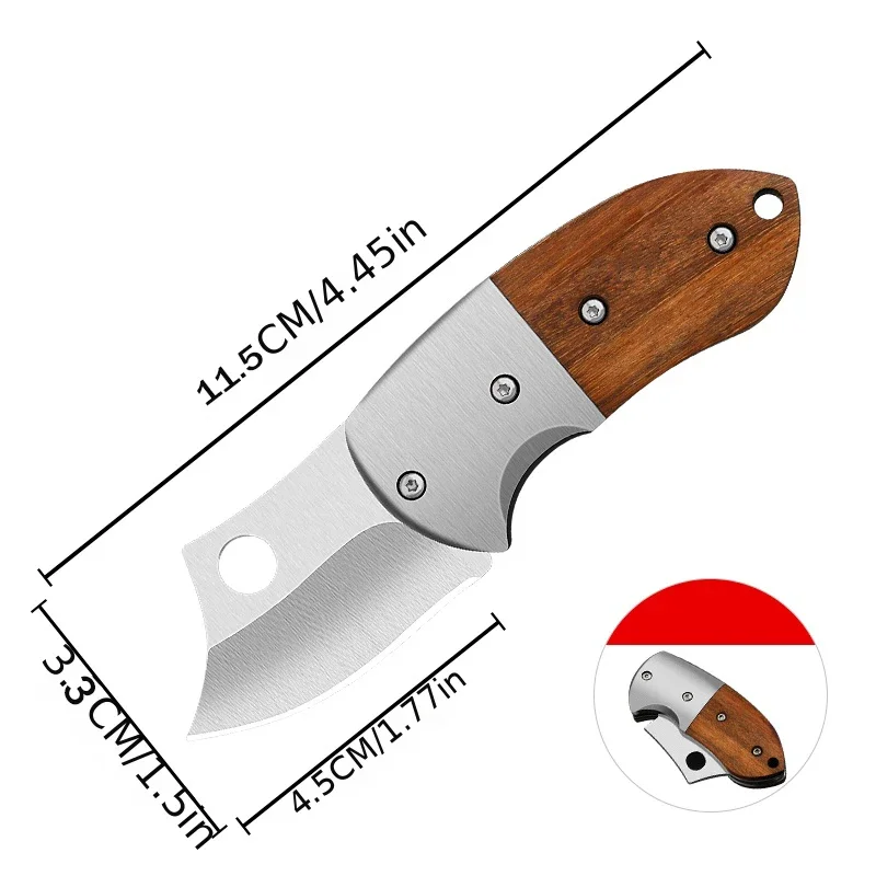 Stainless Steel Folding-Knife Fillet Knife Fishing Boat Accessories  Outdoor Camping-Knife Mini Express Parcel Pocket-Knife