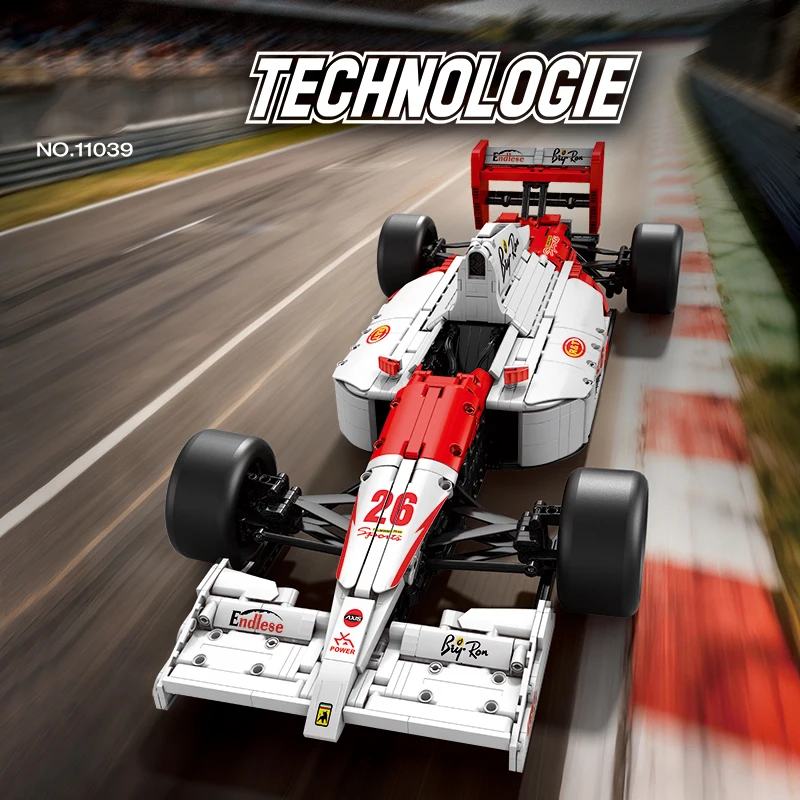 

MOC Mechanical 1:8 Scale Speed Racing Car Building Blocks STEM Assembly Toy Collectible Model For Kids Home Decor Ornament Gifts